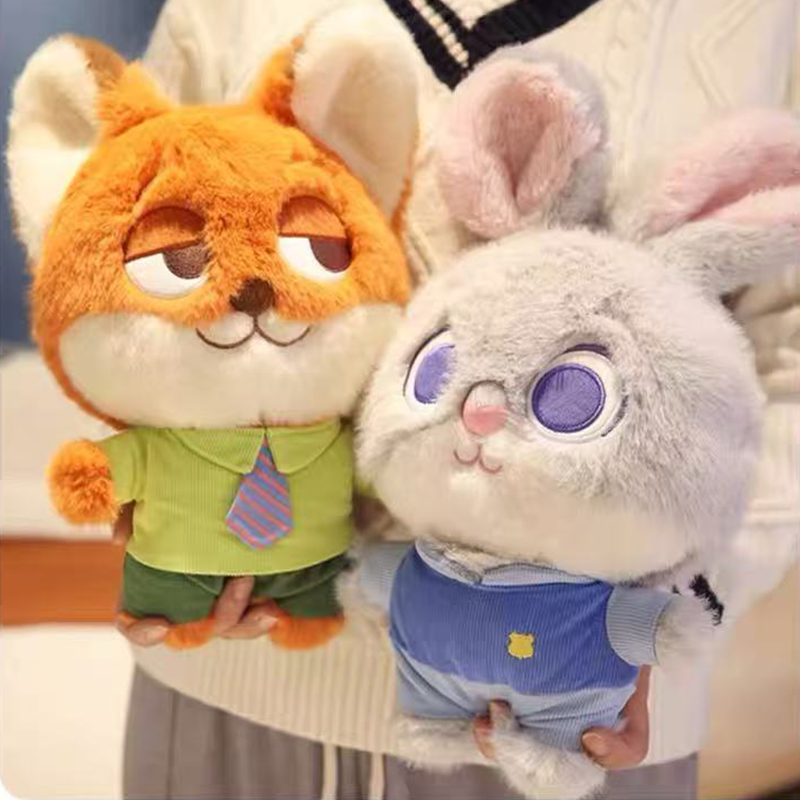 疯狂动物城朱迪公仔毛绒玩具