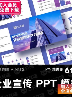 企业宣传PPT公司介绍企业简介品牌产品宣传推广蓝色商务PPT模板