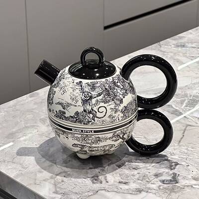 满氛杯具套装家用轻奢高级感子母壶杯子乔迁新居茶具结婚礼盒装