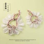 宠物项圈高颜值狗项圈宠物饰品蕾丝花边宠物围兜项链猫咪项圈配饰