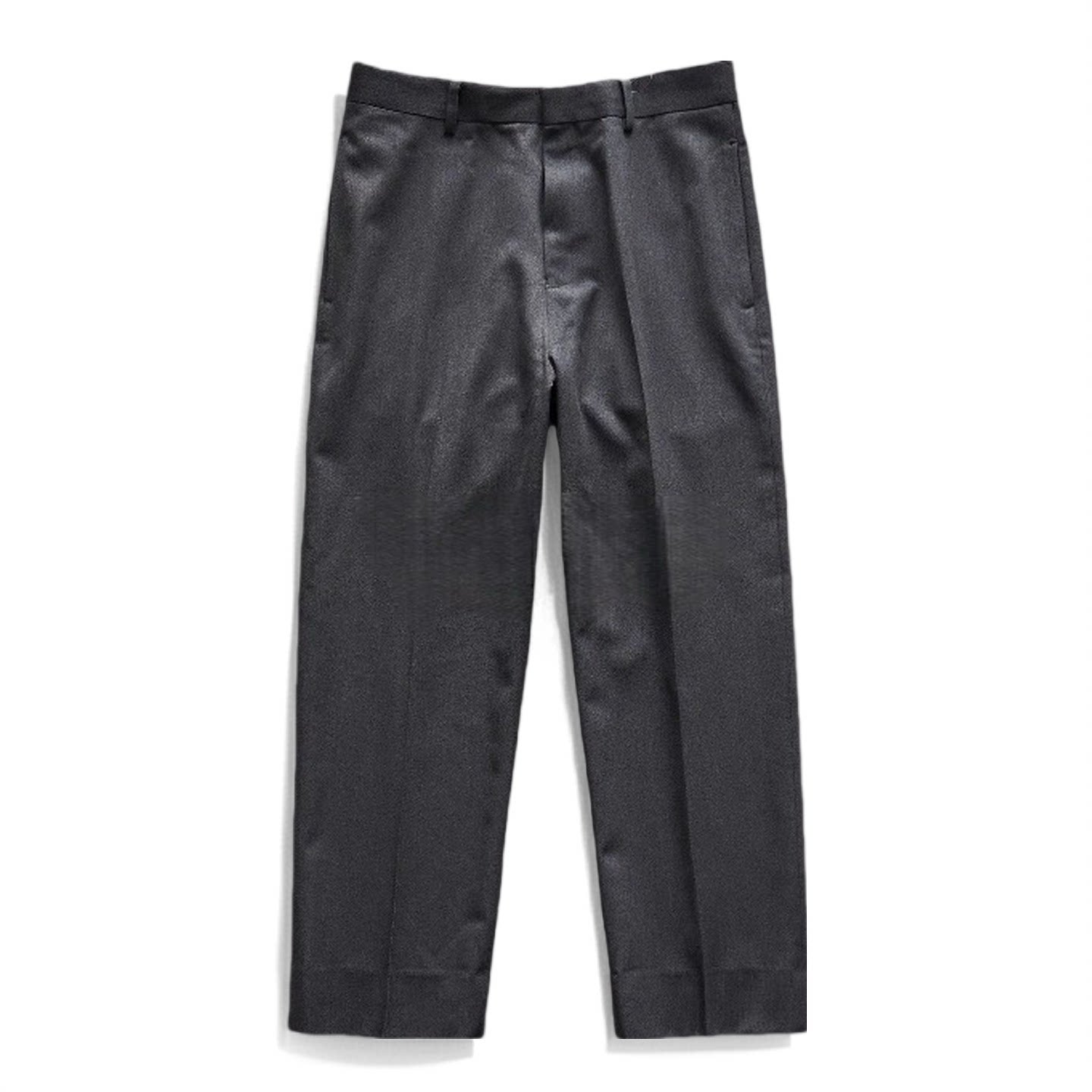 A.PRESSE WOOL KERSEY TOUSERS独家日系西裤羊毛宽松休闲直筒裤