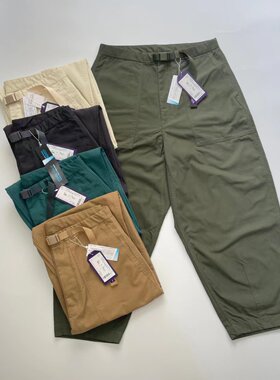 紫*标新款 NT5320N日系斜纹宽松九分休闲裤 现货