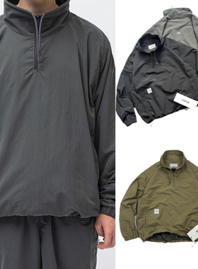 WTAPS KAYAN JACKET NYION半拉链男士秋套头宽松防水尼龙夹克外套