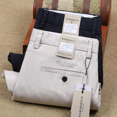 天然亚麻棉麻吸汗透气麻料休闲裤