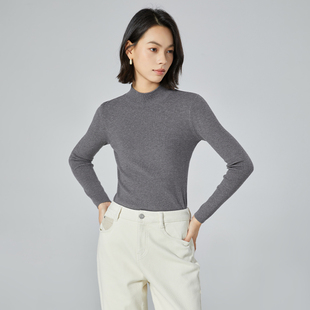 MAN BEI曼·贝半高领针织衫