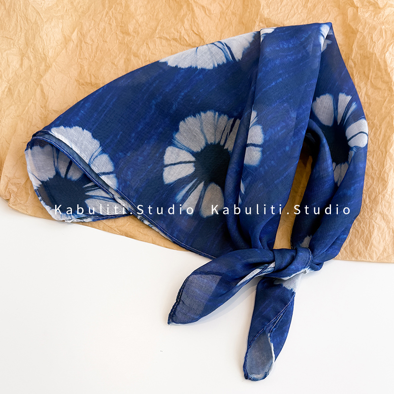 四方正方形春秋夏季领巾发带