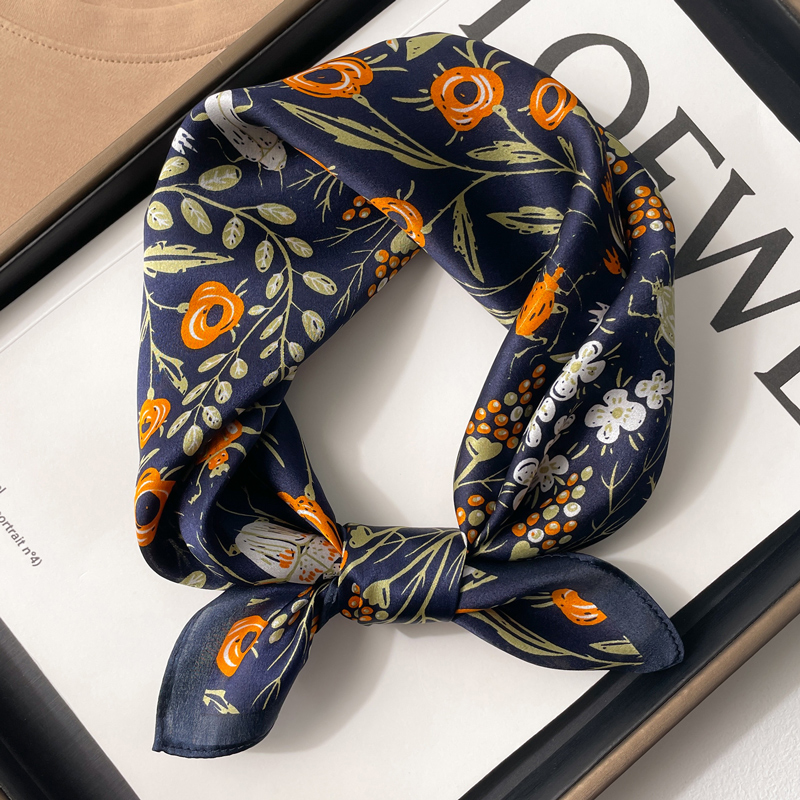 小方巾丝巾真丝53x53女春秋冬季