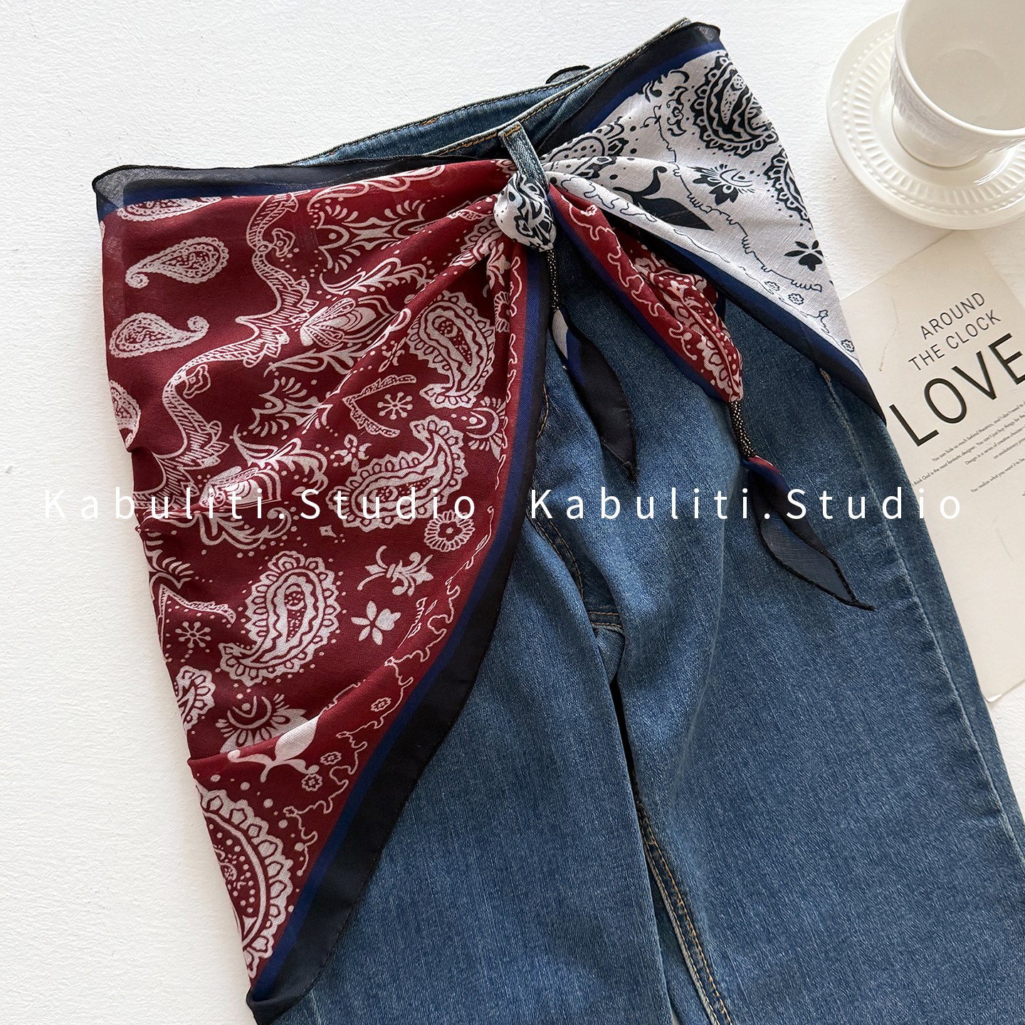 多功能包头巾领巾屁帘旅游搭配