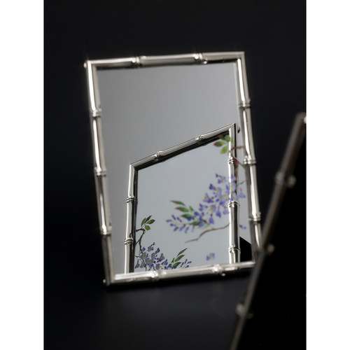 若奈紫藤花竹节镜子画半身镜