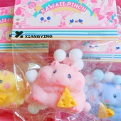 萌宠猫爪可爱小仓鼠捏捏乐超软毛绒解压玩具女孩减压软硅胶慢回弹