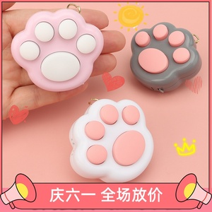 卡通猫爪记忆大师小游戏机包包手机挂饰记忆大师可爱ins风钥匙扣