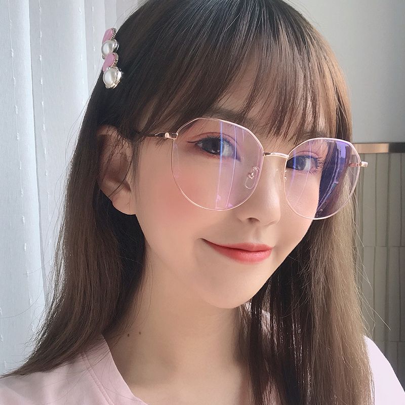 近视眼镜女韩版潮显脸小平光镜眼睛框镜架防辐射抗蓝光眼镜男护眼
