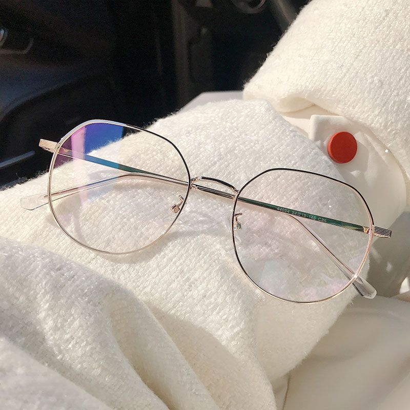 近视眼镜成品有度数女防蓝光辐射平光镜男韩版潮素颜神器显脸小