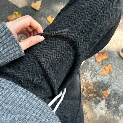 窄版阔腿裤女2025新秋冬季直筒裤