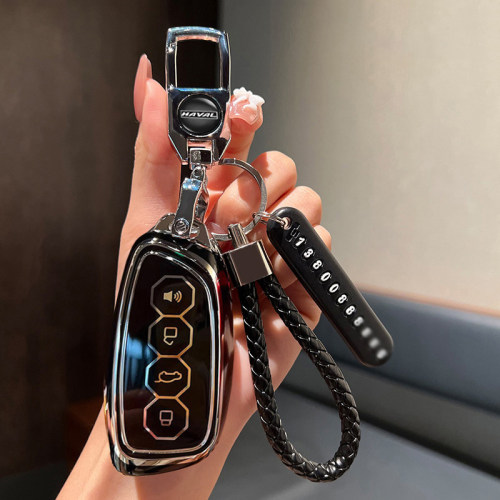 适用25款哈弗二代枭龙Max钥匙包套Hi4智驾版Ultra Plus遥控钥匙扣