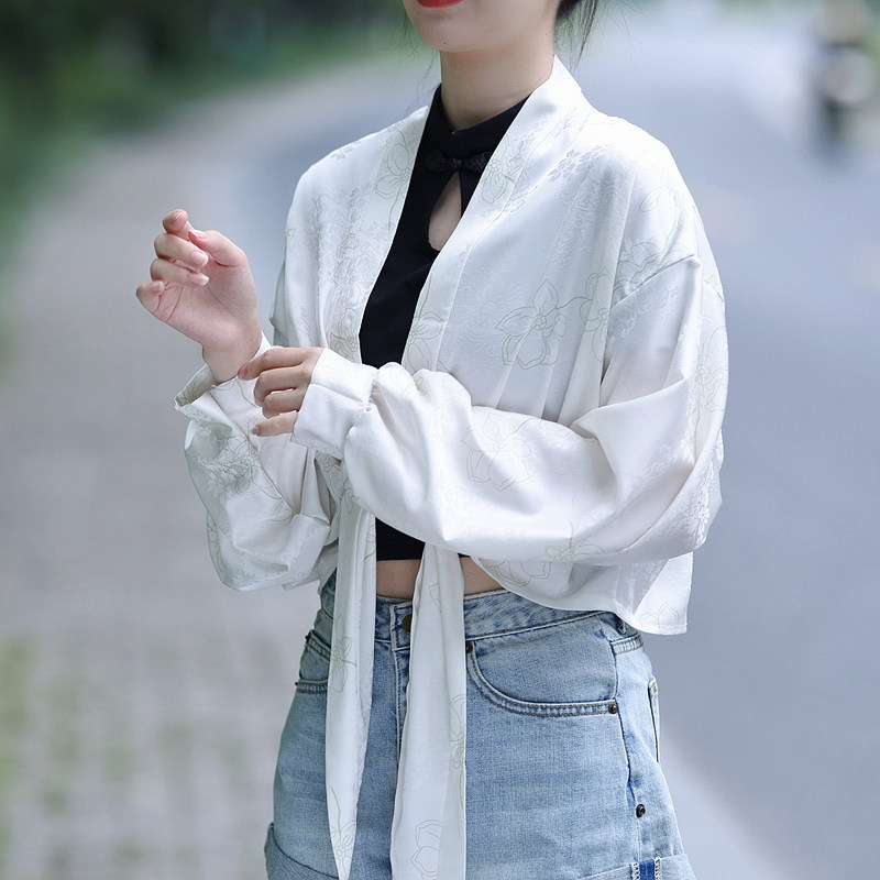 夏天宽松遮阳防晒披肩女外搭开车骑车防紫外线长袖套空调房护肩颈