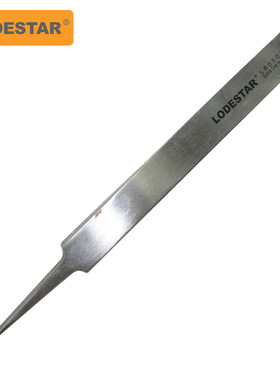LODESTAR乐达尖嘴镊子L605014特细型加硬不锈钢镊子工业工具