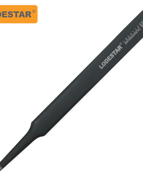 LODESTAR乐达L604113加硬圆嘴镊子直镊子防静电镊子圆型工业工具