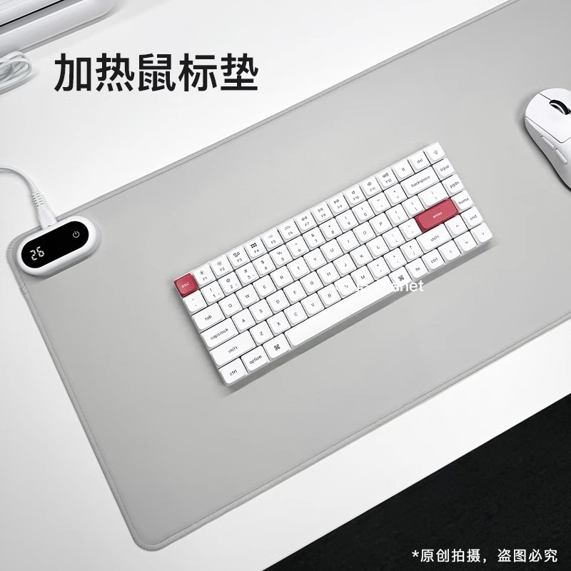 NS冬季暖手桌垫发热暖桌垫办公室加热垫防水防油加热鼠标垫超大号