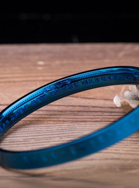 钛钢饰品手环手镯女开口平安健康祈福祈愿