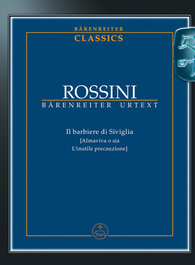骑熊士原版 罗西尼 塞维利亚的理发师 研习小总谱 Rossini Gioachino The Barber of Seville Study Score TP00411