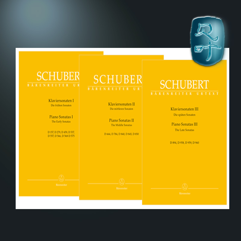 骑熊士原版 舒伯特 钢琴奏鸣曲全集套装3本 卷1—卷3 Schubert Franz Klaviersonaten I-III BA10889