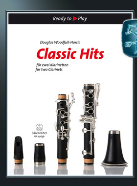骑熊士原版 经典曲集 双单簧管 Classic Hits for two Clarinets BA10636