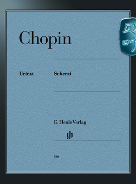 亨乐原版 肖邦 谐谑曲全集 钢琴独奏带指法 Chopin Scherzi br HN886