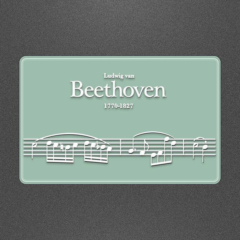 贝多芬软胶冰箱贴古典音乐系列