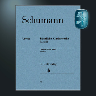 Schumann Sämtliche br. 亨乐原版 Klavierwerke 钢琴作品全集卷二 舒曼 带指法 HN922