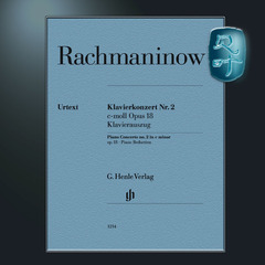 亨乐原版 拉赫玛尼诺夫 第二钢琴协奏曲C小调op18 双钢琴 Rachmaninow Piano Concerto no. 2 c minor op. 18 HN1214