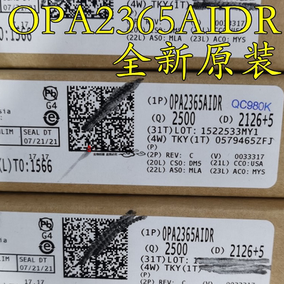 OPA2365AIDR OPA2365AID 运算放大器芯片 封装SOP8 全新原装