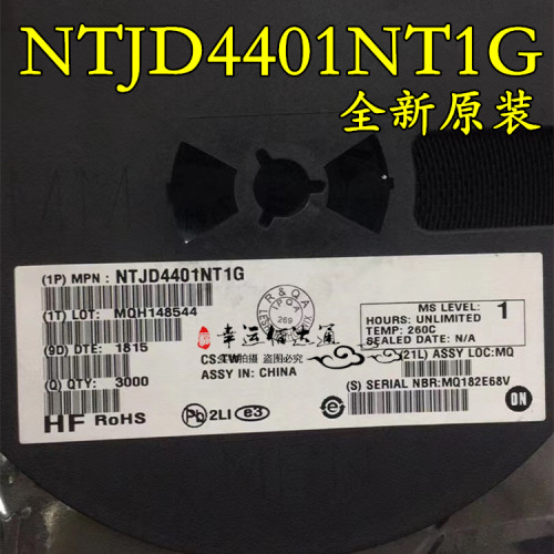 NTJD4401NT1G NTJD4401 丝印 TD SOT363 N沟道场效应MOS管 全新