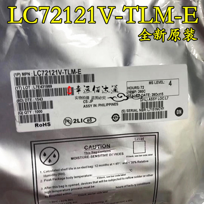 LC72121V-TLM-E LC72121V SSOP24 PLL频率合成器的电子调谐 全新