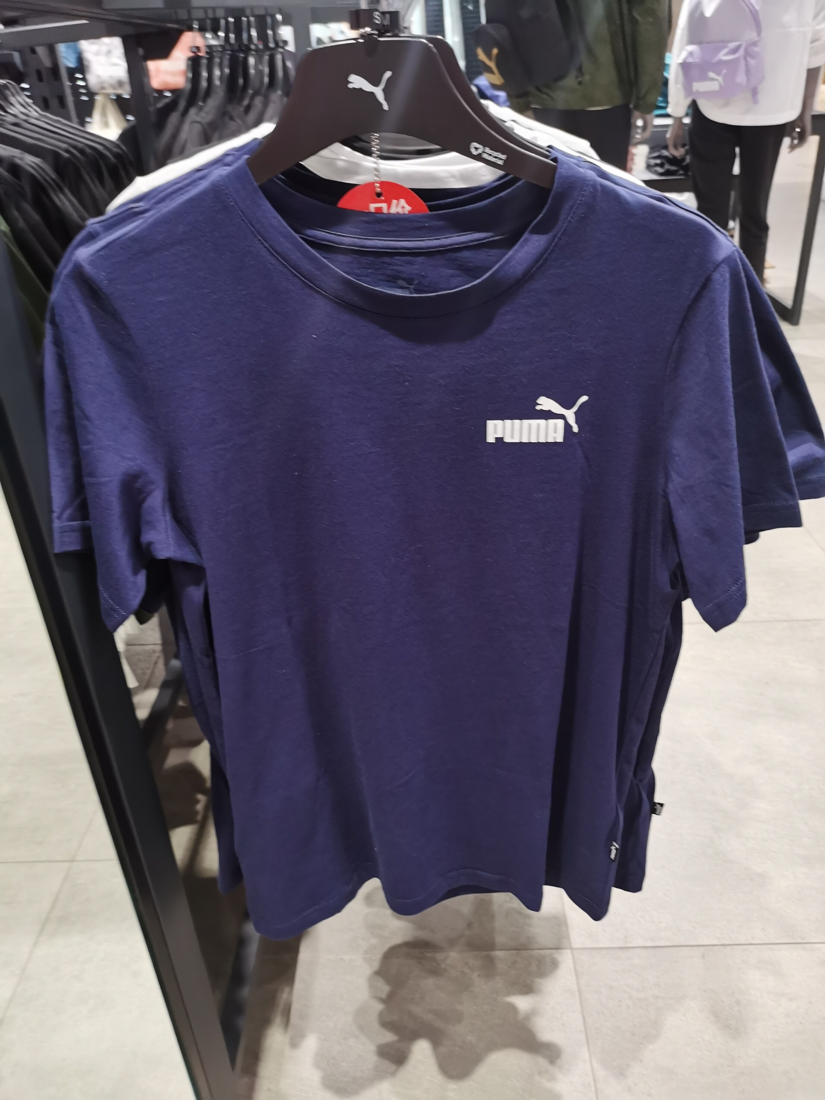 PUMA彪马 新款男子纯色休闲印花短袖T恤 ESS NO1 LOGO TEE 683484