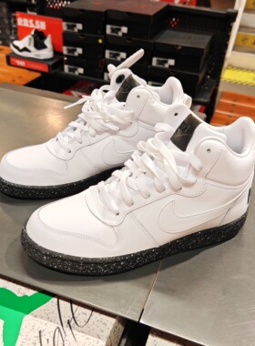 NIKE耐克 COURT BOROUGH MID SE男子高帮休闲运动板鞋916759-100