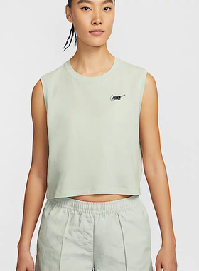 Nike/耐克夏季新款女士时尚潮流无袖训练背心T恤HF9532-010-034