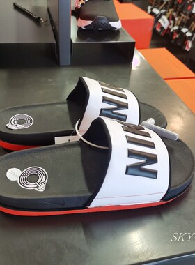 耐克/Nike Benassi Swoosh 男子运动休闲大钩拖鞋 BQ4639 CN9678