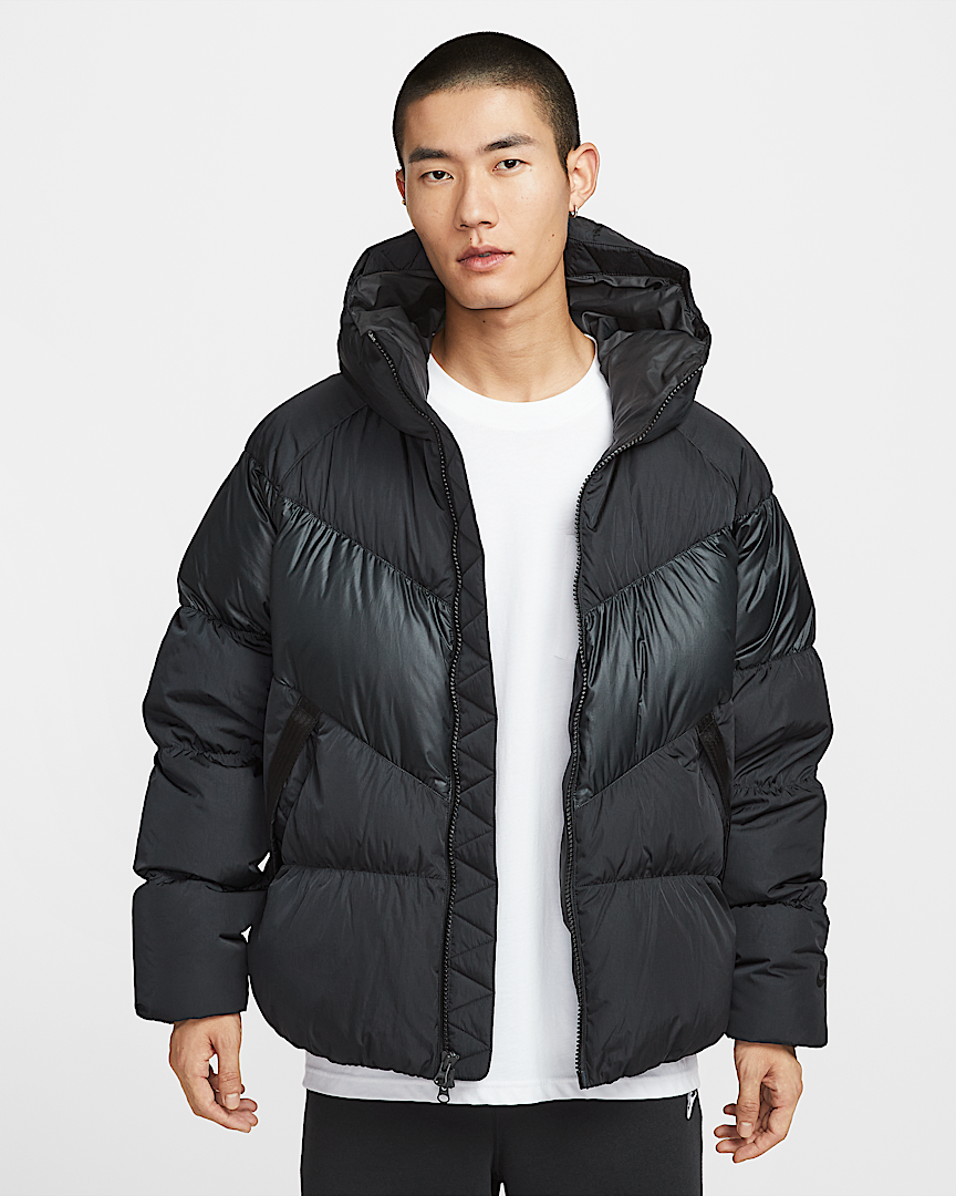 NiKe耐克男子冬季宽松连帽羽绒服夹克新款保暖梭织外套 IB2961