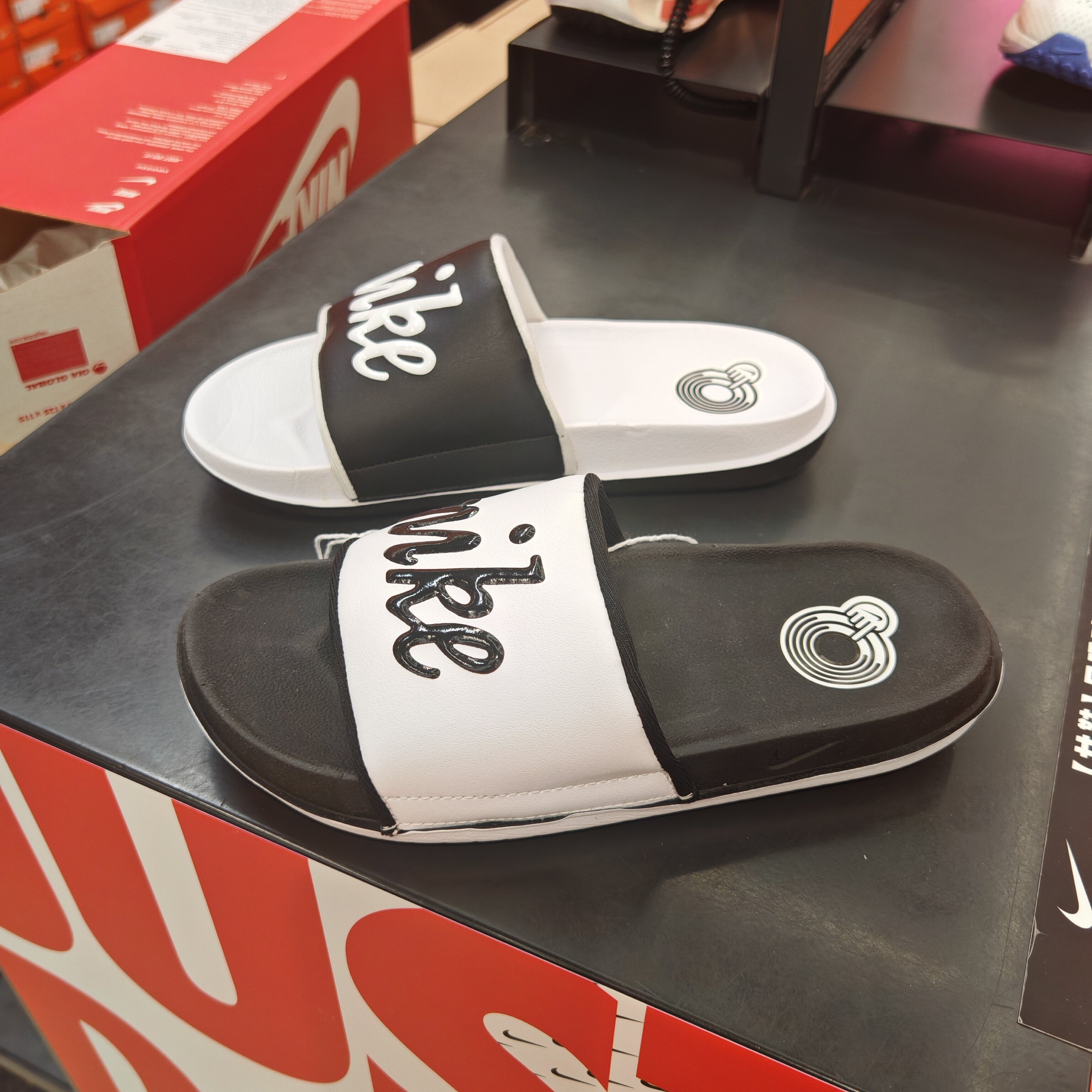 Nike Offcourt Slide耐克女运动休闲百搭软底鸳鸯一字拖鞋FQ7646