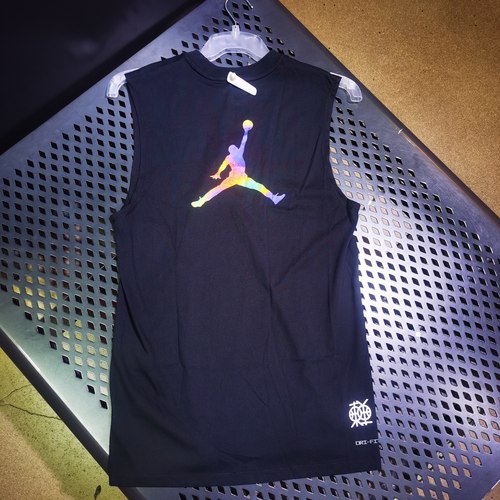 耐克Nike JORDAN男子运动东单印花篮球背心速干无袖T恤HF6590-010