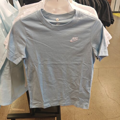 Nike/耐夏季中大童舒适纯棉舒适休闲运动圆领短袖T恤AR5254