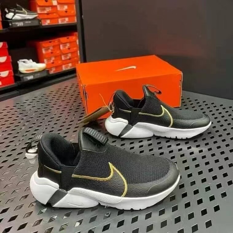 耐克NIKEFLEX PLUS 2大童一脚蹬跑步童鞋轻便透气网面DV8999-008