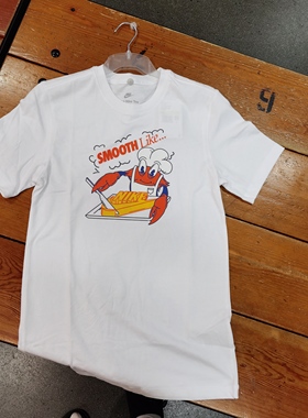 Nike/耐克男子纯棉后背印花圆领透气半袖休闲运动T恤FV3755FV3748