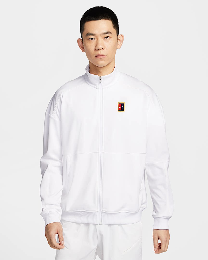 Nike耐克HERITAGE男子薄绒网球夹克春秋季外套针织复古FZ6926