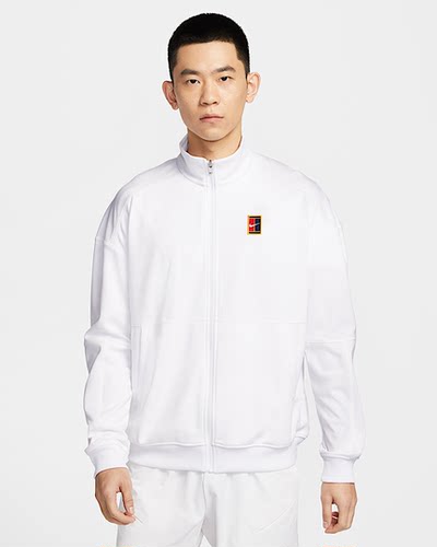 Nike耐克HERITAGE男子薄绒网球夹克春秋季外套针织复古FZ6926