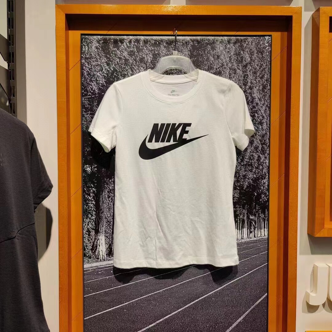 Nike耐克短袖女夏季经典大勾休闲运动T恤宽松半袖 BV6170/DV6095