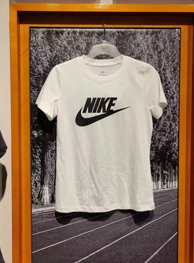 Nike耐克短袖女夏季经典大勾休闲运动T恤宽松半袖 BV6170/DV6095