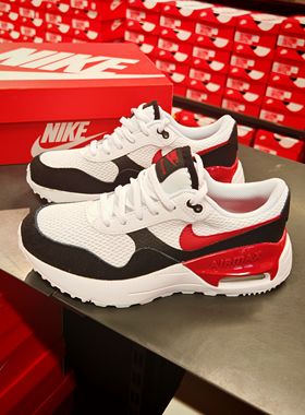 NIKE耐克女子大童GS运动鞋大气垫缓震透气跑步鞋DQ0284-117