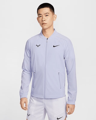 NIKE耐克 纳达尔男子训练速干网球夹克梭织透气薄款外套 DV2886